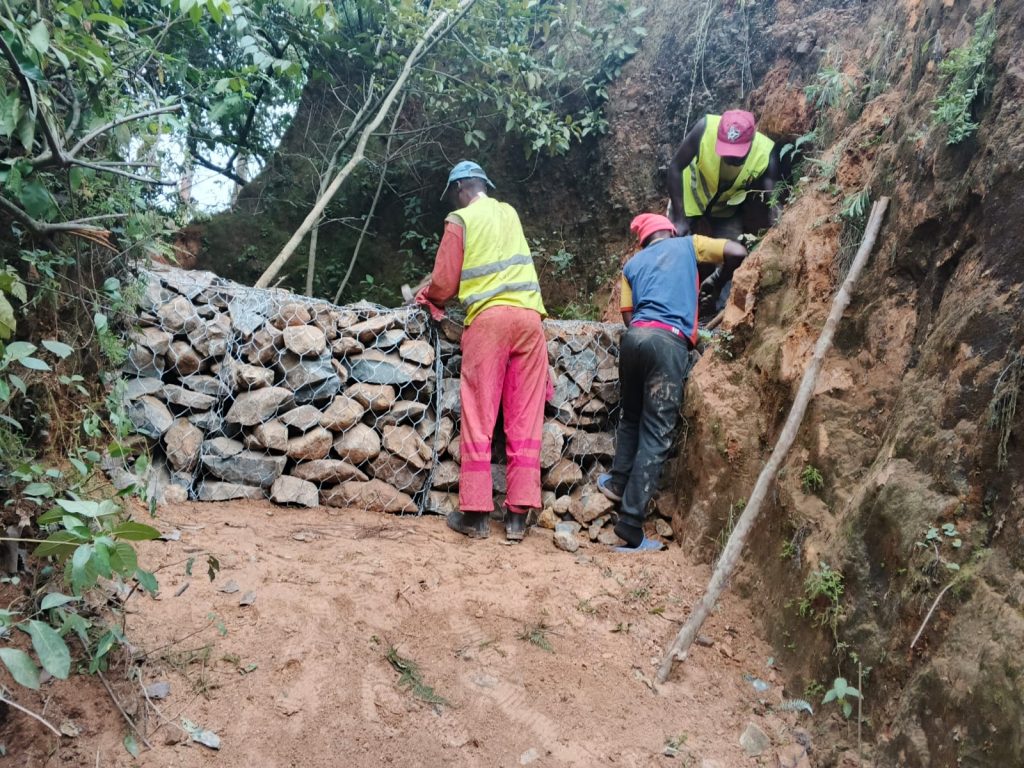 Rehabilitation Success: ProSoil Stabilizes Eroded Gully with Innovative Measures.